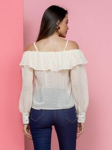 Women T-Shirts - 米色 - 查看 2