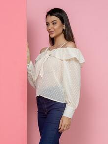 Women T-Shirts - 米色 - 查看 4