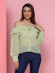 Women T-Shirts - màu xanh lá - Xem 1