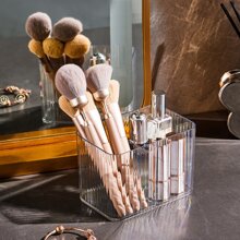 化妝品收納盒，1入組便攜式化妝品收納盒化妝品收納盒化妝工具收納盒 - 無色 - 查看 4