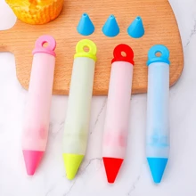 1pc Silicone Decorating Pen For Cake Decorating - Blue - View 5