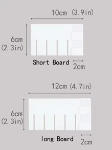 20pcs Adjustable Grid Drawer Dividers - Simple Diy Closet Organizer And Storage Divider, Suitable For Socks, Underwear, Makeup, Kitchen, Dressing Table - Clear - View 2