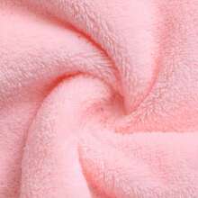 浴室頭巾，可愛小熊設計乾髮毛巾，吸水乾髮帽，時尚卡通3d刺繡浴帽 - 藍色 - 查看 6