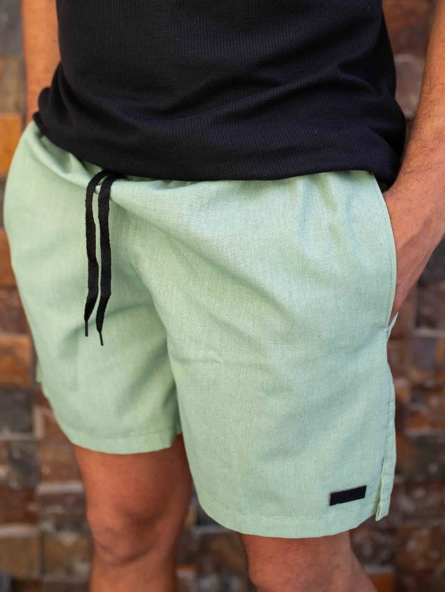 Men Shorts - verde menta - Ver 1