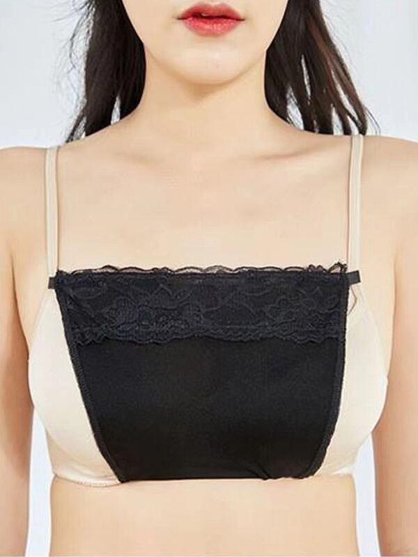 Lace Trim Anti Wardrobe Malfunction Faux Collar SHEIN UK