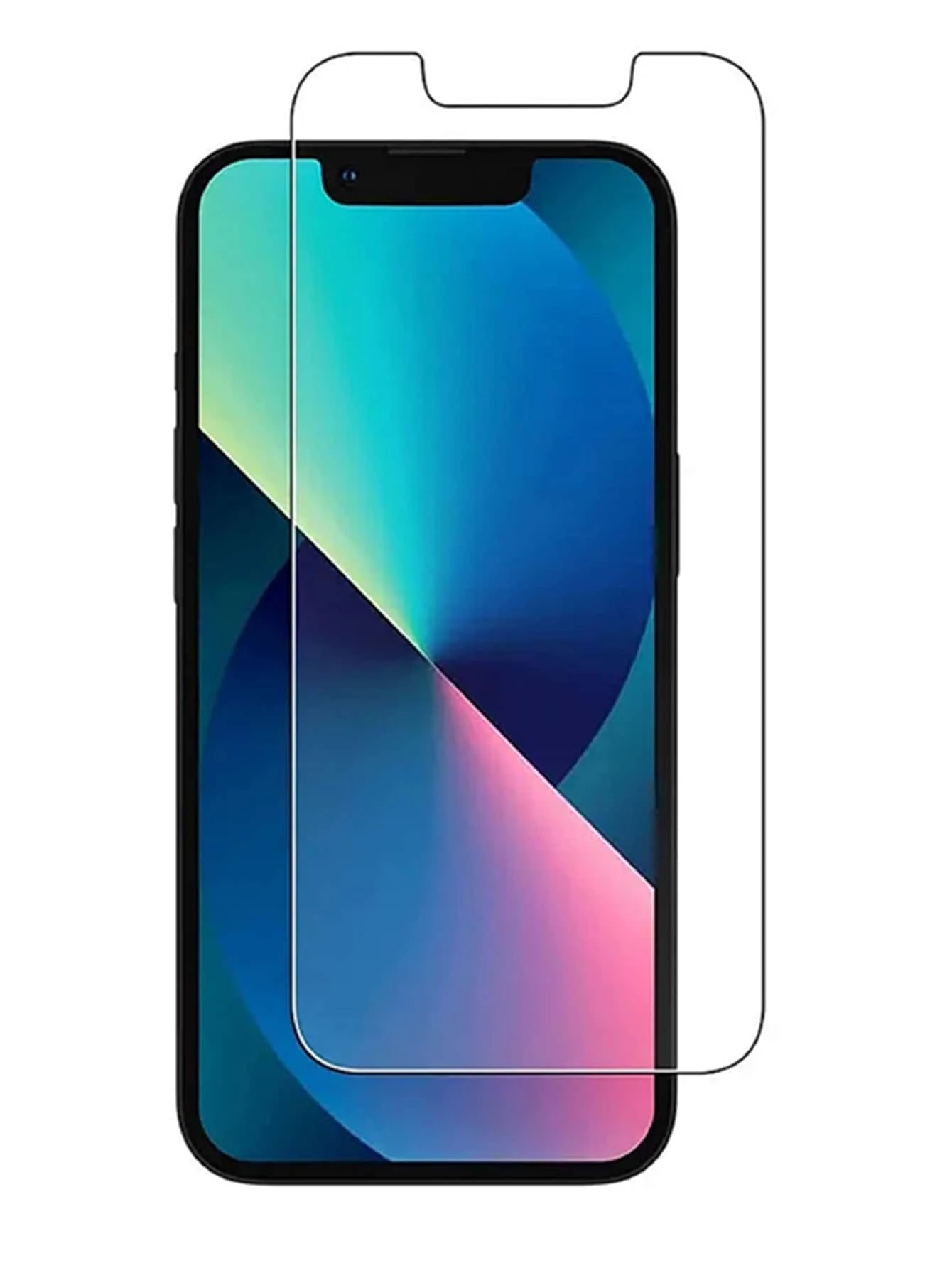 1 pieza Protector de pantalla de vidrio templado compatible con iPhone 16pro, 15, 14, 13, 12, 11 Pro Max, X, XS, XR, Mini, 6, 7, 8, 14 Plus, compatible con iPhone 16E, 15 Pro Max