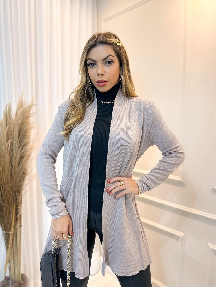 Women Coats - 米色 - 查看 1