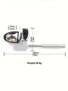 1入組，創意馬桶形狀陶瓷便攜式煙斗，煙斗，吸煙配件