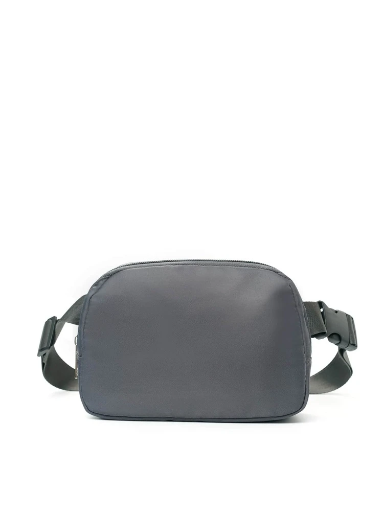 Sport Bag Waist Bag Fanny Pack  for Mobile Phone for Running for Hiking for Cycling for Exercise Nylon Fashionable Casual Minimalist for Men for Women for Student - Dark Grey - View 3