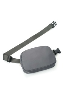 Sport Bag Waist Bag Fanny Pack  for Mobile Phone for Running for Hiking for Cycling for Exercise Nylon Fashionable Casual Minimalist for Men for Women for Student - Dark Grey - View 1