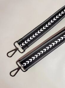 Túi đeo chéo vai có dây đeo rộng có thể điều chỉnh Dây đeo dài thay thế Quà tặng trang trí Quà tặng Phụ kiện - màu đen - Xem 6