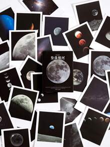 30入組浪漫天空山水貼紙適用於藝術日記,DIY裝飾,剪貼簿和相簿