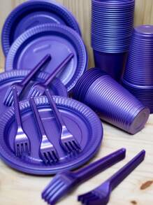 Disposable Kitchenware - Purple - View 4