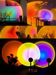 1pc Plastic Led String Light With Remote Control, Modern Extendable Decorative Light For Home