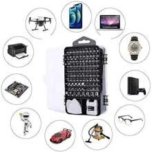 115 In 1 Multipurpose Screwdriver Set For Repairing Kit Screw Driver Professional Precision Screwdriver Set Multi-Function Magnetic Repair Computer Tool Kit For Mobiles And Laptop - Silver - View 6