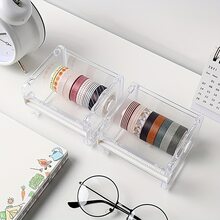 1pc Clear Storage Box - Clear - View 2