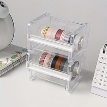 1pc Clear Storage Box - Clear - View 5