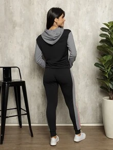 Women Two-piece Outfits - 乾枯玫瑰色 - 查看 4
