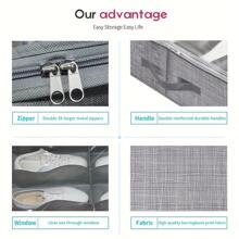 1 hộp lưu trữ màu xám có thể gập lại - Màu Xám nhạt - Xem 6