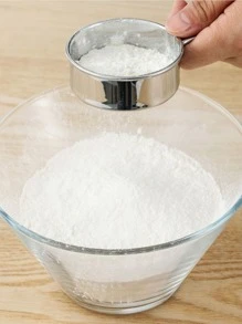 1入組不銹鋼麵粉篩 - 銀色 - 查看 3