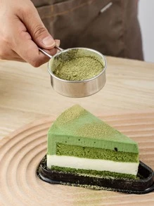 1入組不銹鋼麵粉篩 - 銀色 - 查看 4