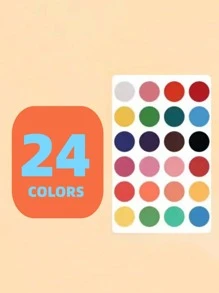 24 Marcadores Acrílicos Para Pintar, Suministros De Arte Diy Impermeables Para Niños, Estudiantes Y Artistas - Multicolor - Ver 6
