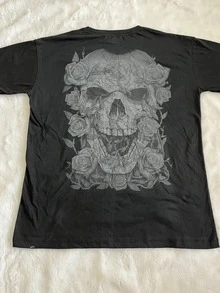 Men T-Shirts - 黑色 - 查看 3