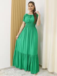 Women Dresses - 薄荷綠 - 查看 3