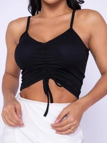 Women Tops - 黑色 - 查看 5