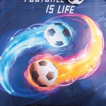 Edredon Deportivo Foot Ball Futbol Doble Vista