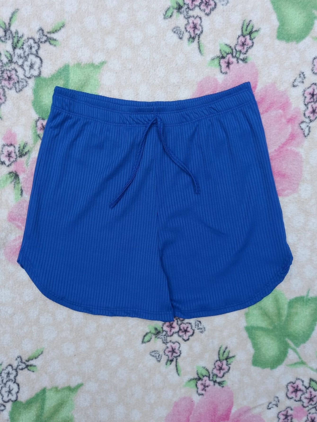 Plus Size Sports Shorts - Xanh đậm - Xem 1