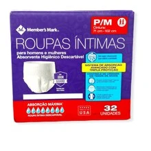 Members Mark Adult Diaper 32 Pcs Medium Girl - Blue - View 1