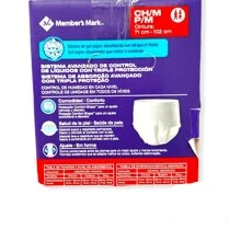 Members Mark Adult Diaper 32 Pcs Medium Girl - Blue - View 2