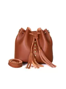 Women Shoulder Bags - 鏽棕色 - 查看 4