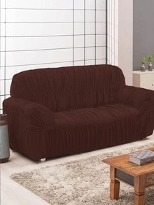 Sofa Covers - Rust Brown - View 2