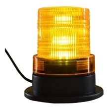 Torreta Ámbar Con Imán Y Estrobo Para Emergencias Montacargas - Amarillo - Ver 6