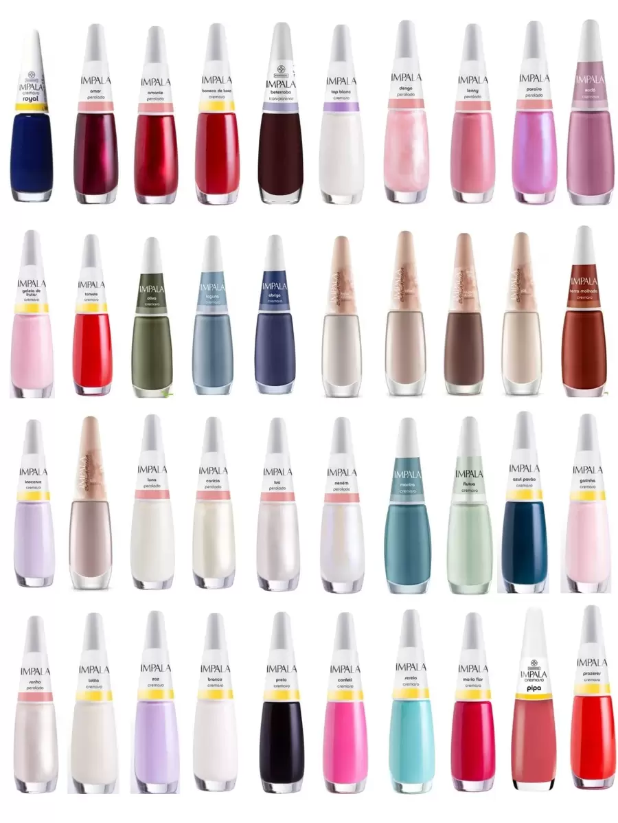 Nail Polishes - Black and White - View 1