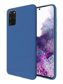 Soft Silicone Soft Touch Case For Galaxy S20 Plus - Blue - View 1