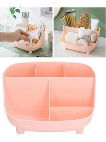 Organizador de escritorio multifuncional para oficina y hogar, de vuelta a la escuela - Azul - Ver 7