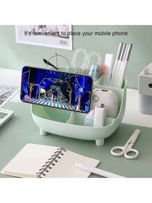 Organizador De Escritorio Multifuncional Oficina Hogar - Verde - Ver 6