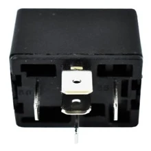 Relevador Relay Con Soporte 5 Patas 12 V 30 Amperes 1 Pieza - Negro - Ver 2