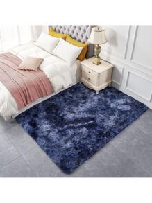 Decorative Rug 120 X 160 Cm Living Room And Bedroom - 藏蓝色 - 查看 2
