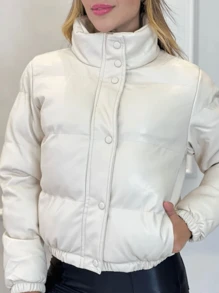 Women Down Coats - White - View 4