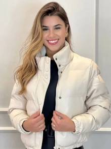 Women Down Coats - White - View 5