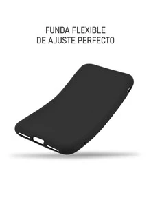 Soft Silicone Soft Touch Case For Galaxy A22 5G - Black - View 5