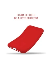 Soft Silicone Soft Touch Case For Galaxy A22 5G - Red - View 5