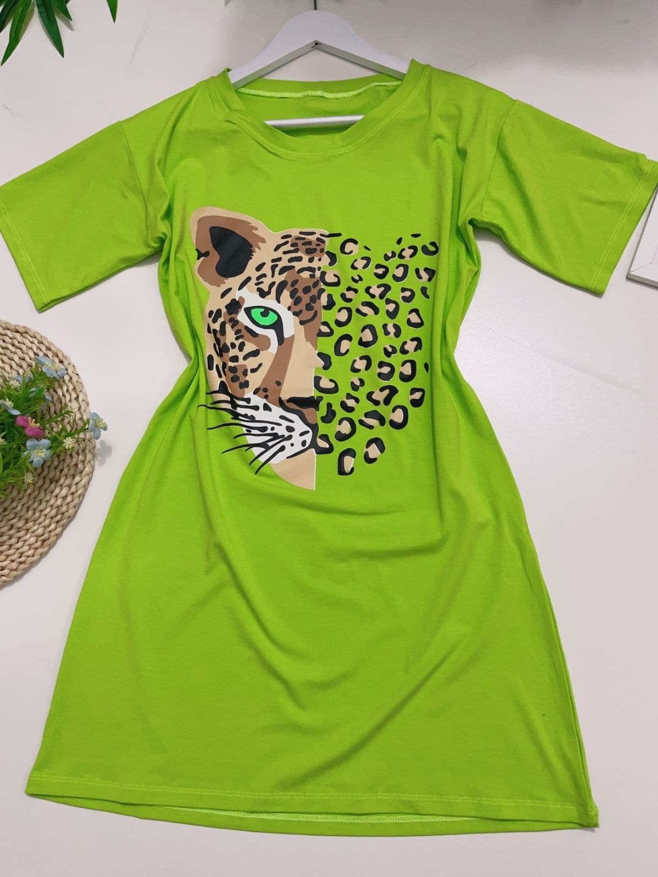 Women Dresses - Màu xanh chanh - Xem 1