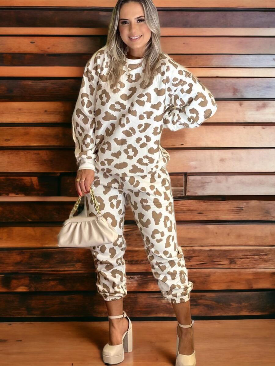 Women Two-piece Outfits - Màu be - Xem 1