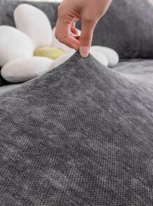 1 pieza Funda de sofá nevado universal todo incluido anti-suciedad anti rasguños sin relleno para todas las temporadas - Gris Oscuro - Ver 4