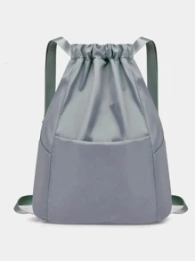Women Fashion Backpacks - Grey - View 2
